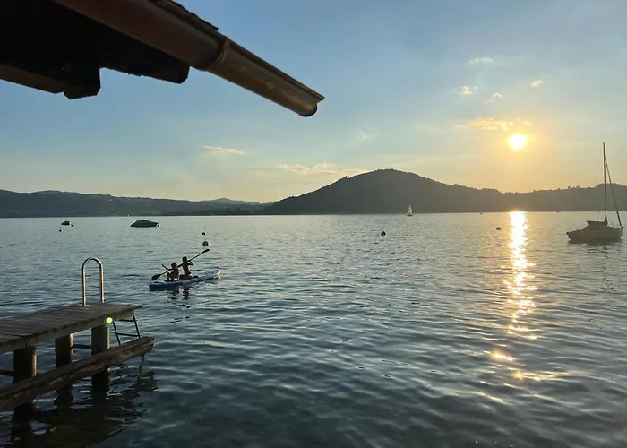 펜션 Exklusiver Seetraum Am Attersee Direkt Am *